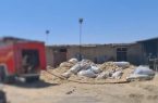 آتش سوزی انبار علوفه در منطقه سر فیروزآباد مهار شد آتش سوزی انبار علوفه در منطقه سر فیروزآباد مهار شد