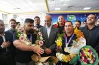 بازگشت قهرمانان جهانی با استقبال استاندار کرمانشاه بازگشت قهرمانان جهانی با استقبال استاندار کرمانشاه