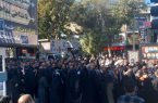 تشییع پیکر هفت شهید گمنام در کرمانشاه | + ویدئو