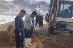 رفع شکستگی خط انتقال آب روانسر به جوانرود