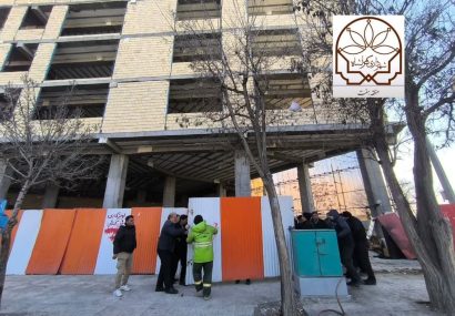 یک تخلف ۱۶۰۰ متری با ساخت‌وساز مازاد بر پروانه متوقف شد