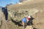  آب شرب ۲۲۱ نفر در روستای “دِرِگه” گیلان غرب پایدار می‌شود
