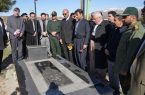 جوانرود؛مقصد نهمین سفر شهرستانی استاندار کرمانشاه/ ادای احترام استاندار کرمانشاه به مقام شامخ شهدای جوانرود