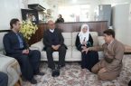 تجلیل استاندار کرمانشاه از مادر دو شهید جوانرودی
