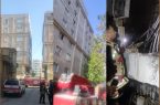 آتش سوزی ساختمان مسکونی در محله کارمندان/ دو نفر دچار دودگرفتگی شدند