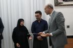  ادای احترام استاندار به مقام شهید معلم و شهدای بسیجی سرپل‌ذهاب