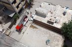 نجات کارگر ساختمانی از ساختمان شش طبقه/ آتش نشانان وارد عمل شدند