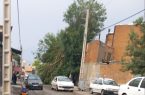 تند باد و باران شدید در کرمانشاه